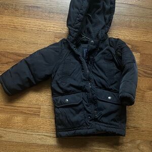 GAP Black Puffer Jacket without Hood - Kids